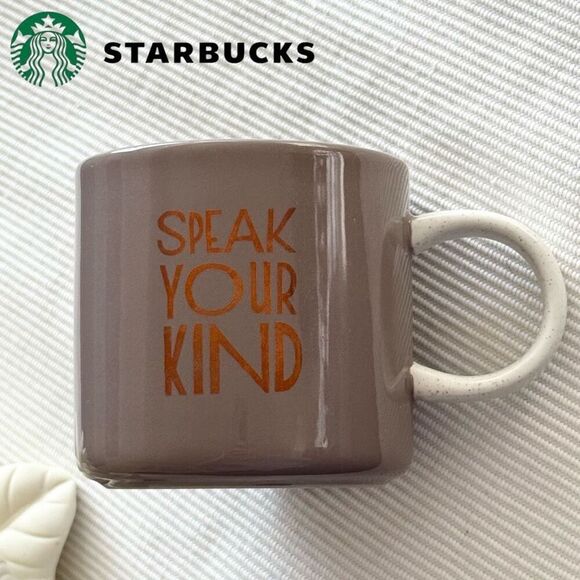 Starbucks Speak Your Kind Coffee Tea Mug 12 oz - Picture 9 of 9